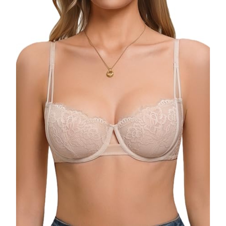 Sheer Mesh Bra - Avidlove Lace Bras for Women Sexy