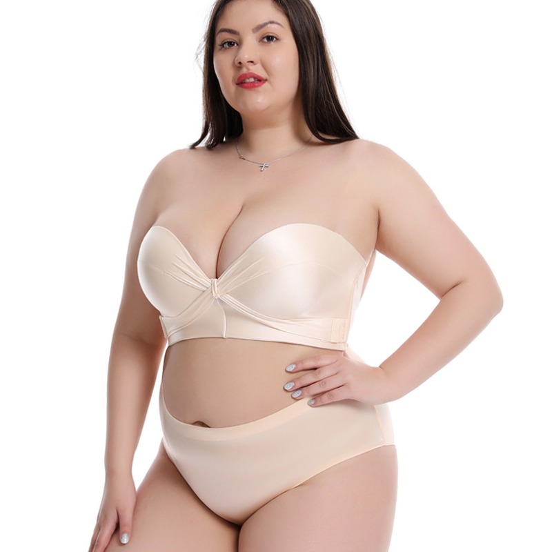 Curvy Plus Size F Cup Straples - огляд і ціна Minimizer Bra Women