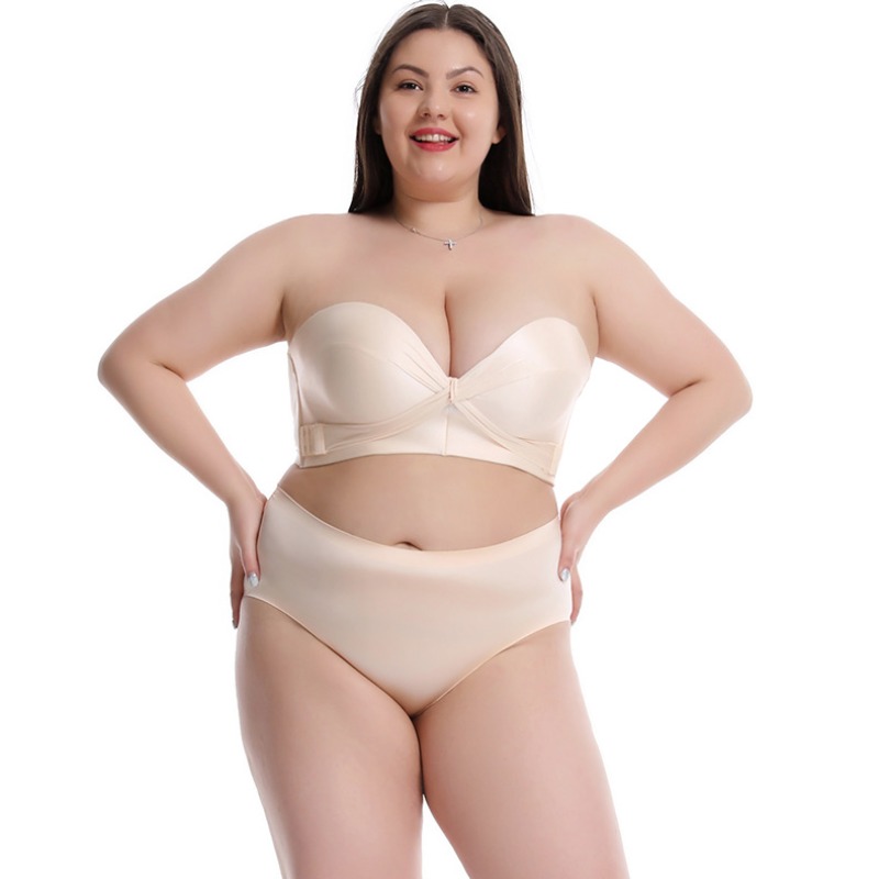 Curvy Plus Size F Cup Straples - огляд і ціна Minimizer Bra Women