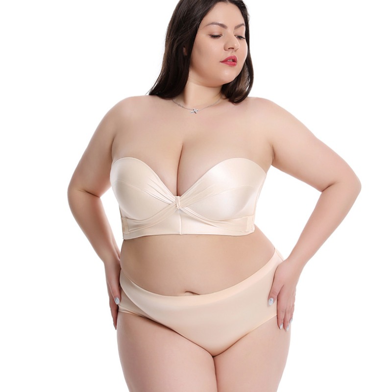 Curvy Plus Size F Cup Straples - огляд і ціна Minimizer Bra Women
