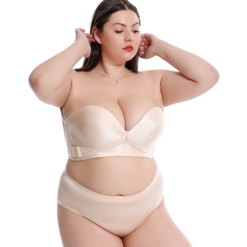 Curvy Plus Size F Cup Straples - огляд і ціна Minimizer Bra Women