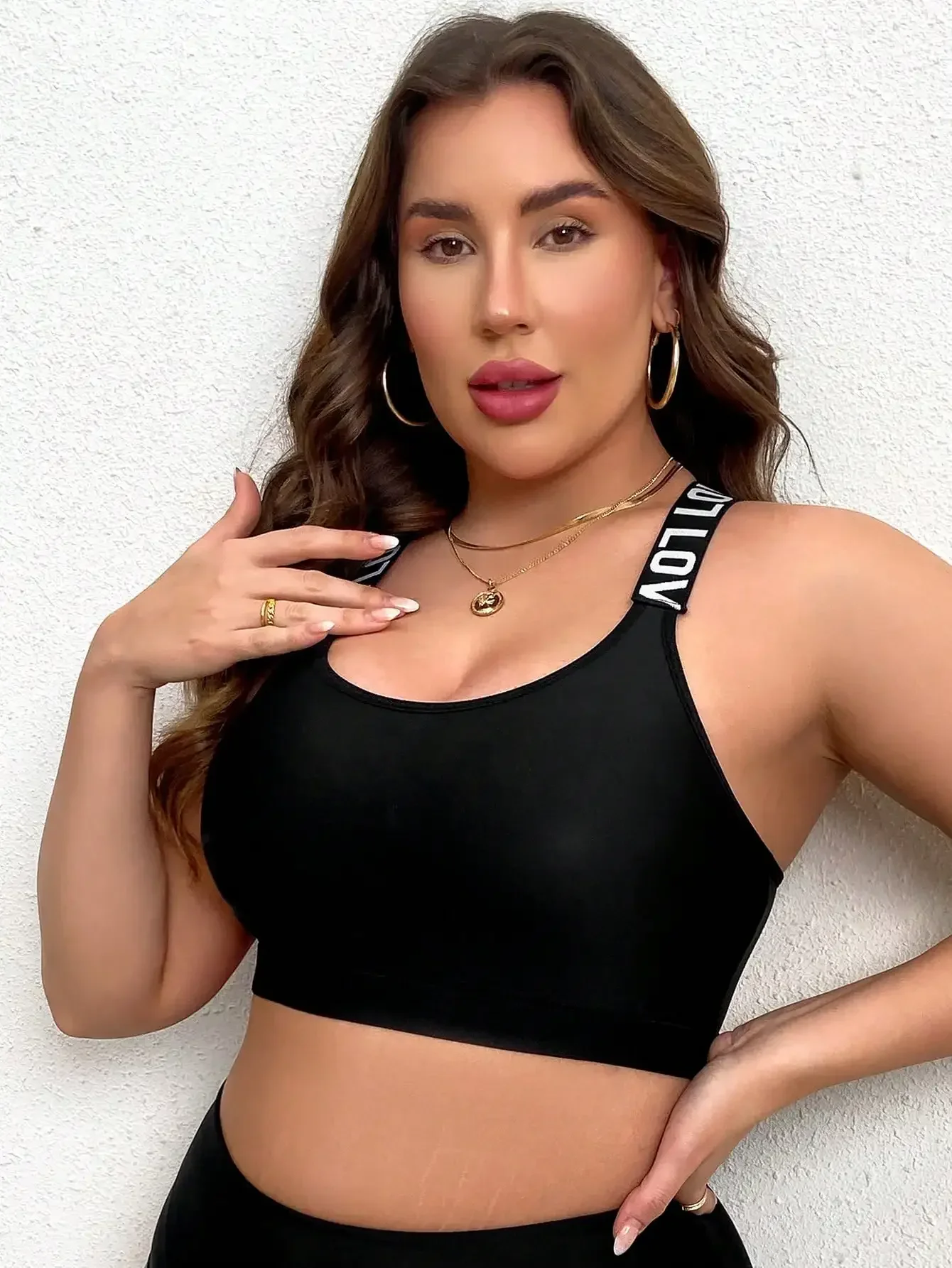 Plus Size Women Sports Bra, Bl - огляд і ціна Full Coverage Bra