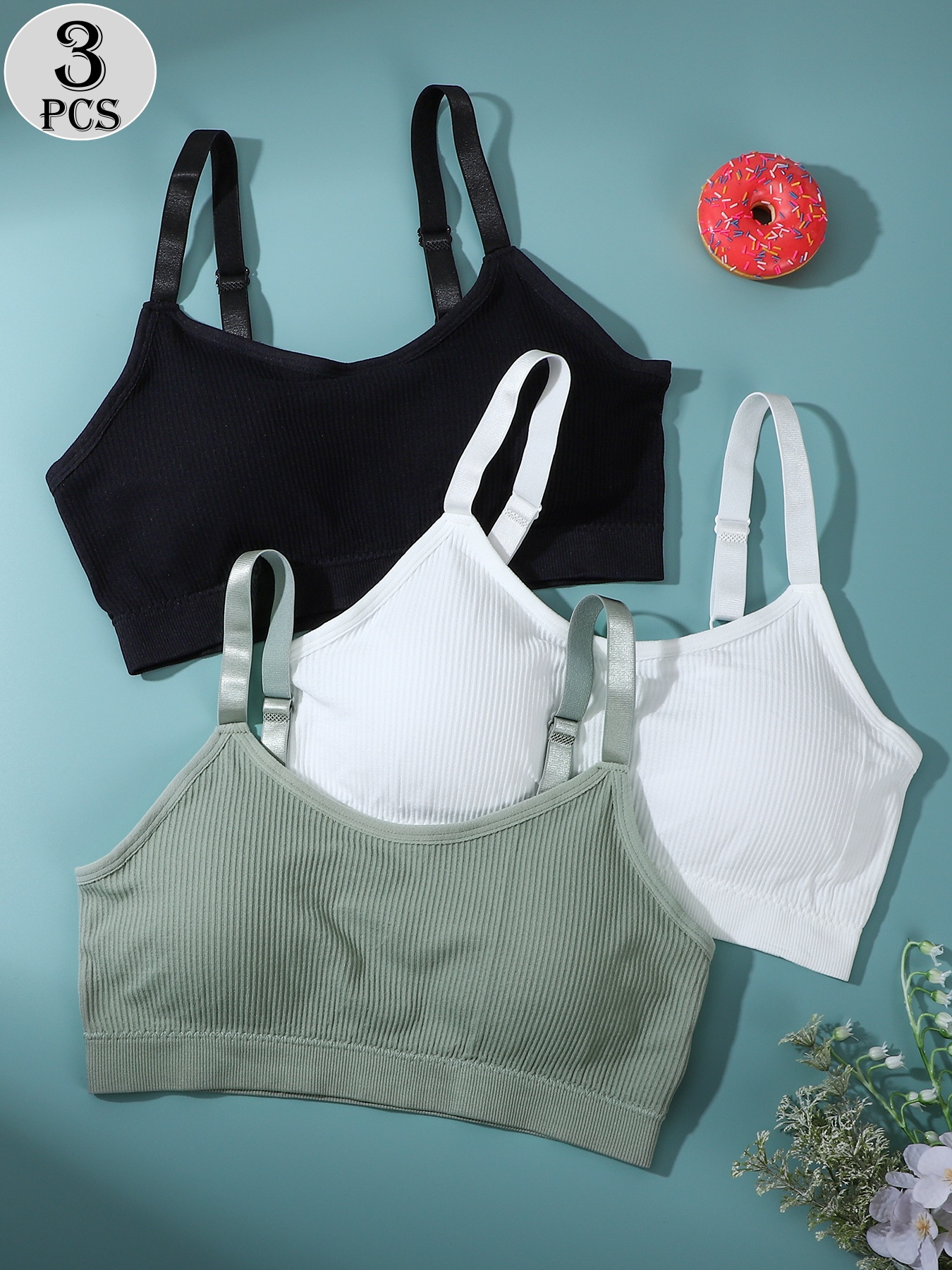 3-Pack - Women's Sports Bra -  - огляд і ціна Underwire Bra Padded