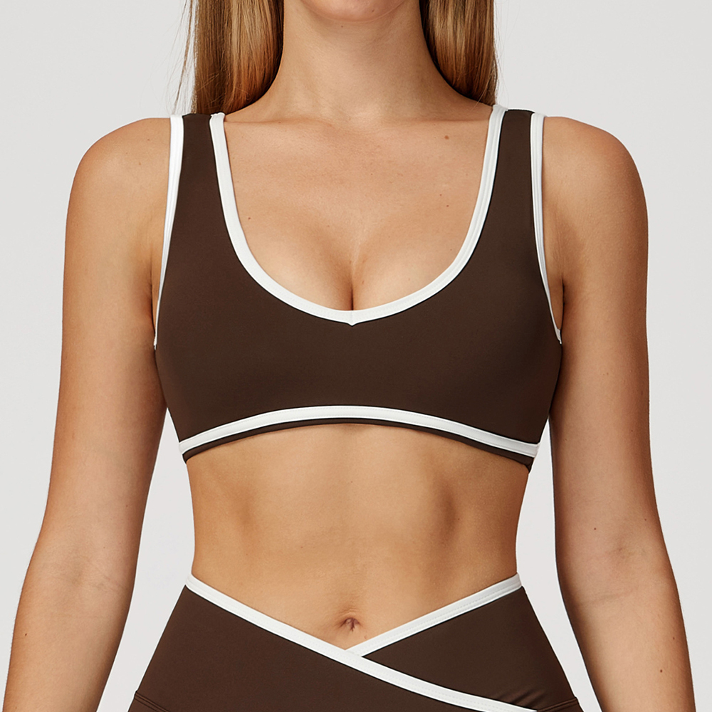 V-Neck Sports Bra Women Top Pu - огляд і ціна Minimizer Bra Women