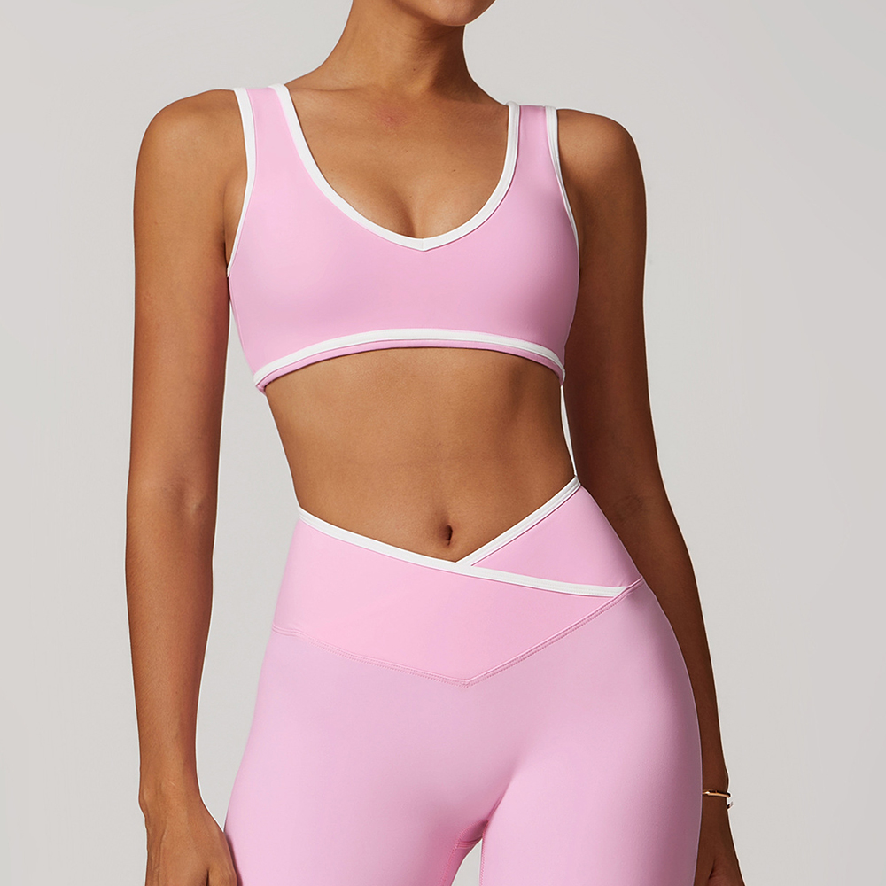 V-Neck Sports Bra Women Top Pu - огляд і ціна Minimizer Bra Women