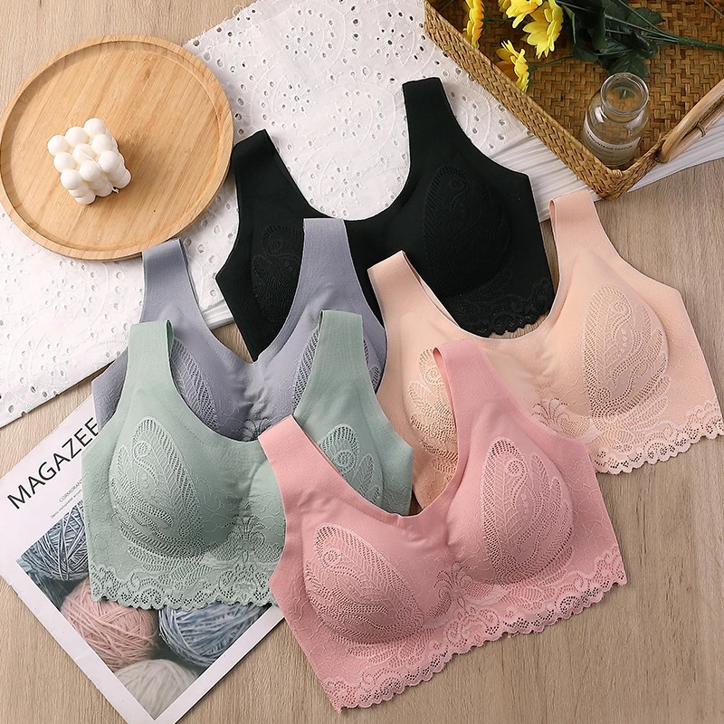Breathable Latex Bra Seamless  - огляд і ціна Sleep Bra Bralette