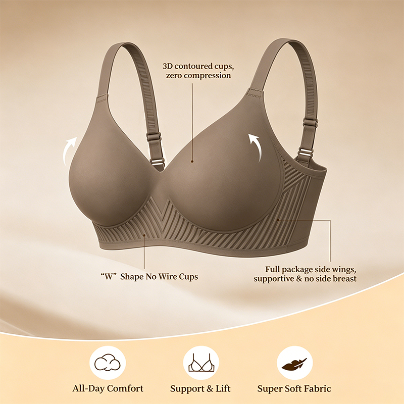Full Coverage Push Up Jelly Su - огляд і ціна Underwire Bra Padded