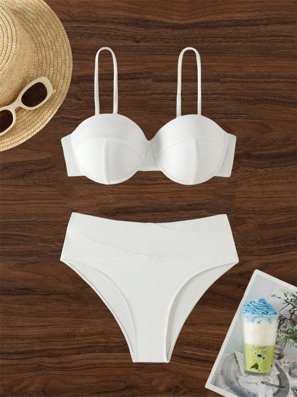 White Sling Bikini Bra Back La - огляд і ціна Underwire Bra Padded