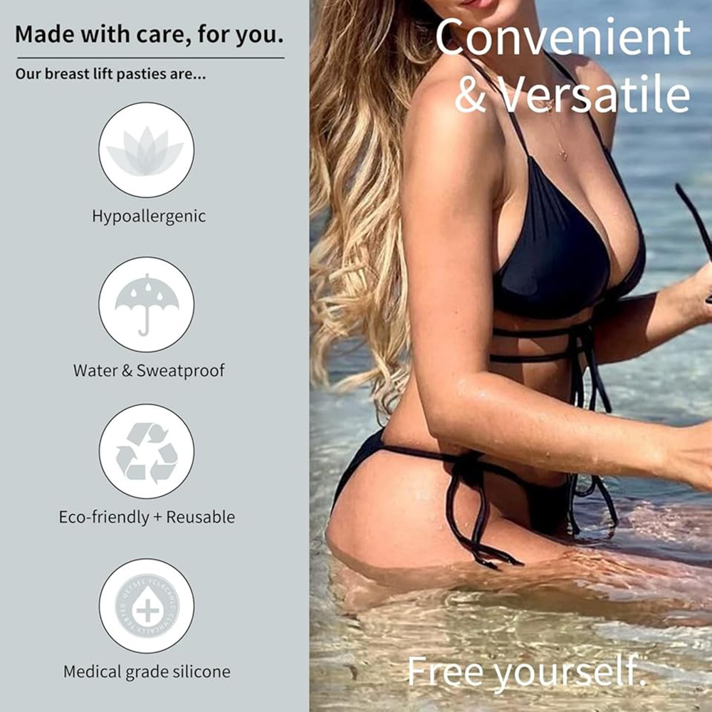 Silicone Cleavage Bra Reusable - огляд і ціна Backless Bra Sticky