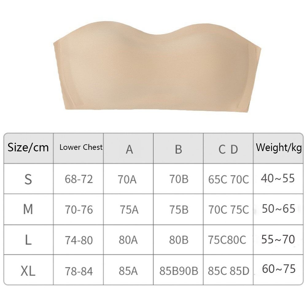 Solid Color Strapless Wrapped  - огляд і ціна Plunge Bra Push Up