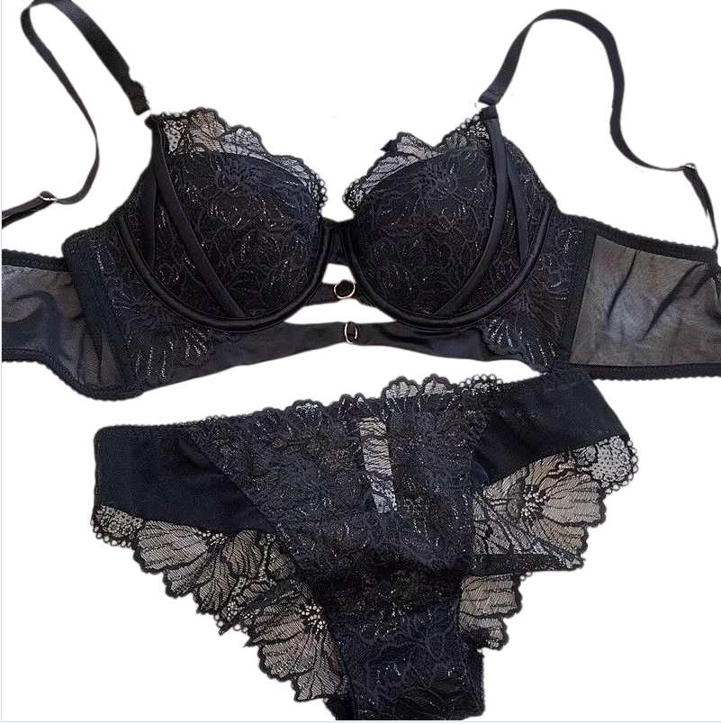Sexy Hollow Lace Bra Set Large - огляд і ціна Cotton Bra Everyday