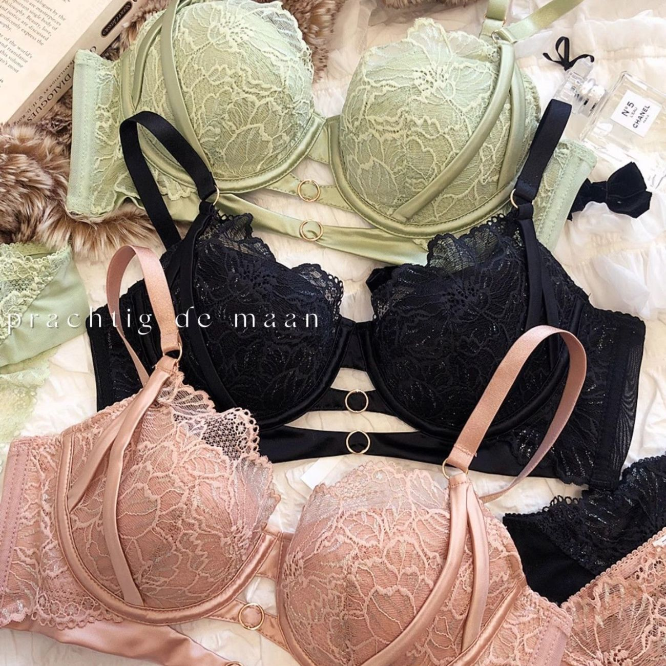 Sexy Hollow Lace Bra Set Large - огляд і ціна Cotton Bra Everyday