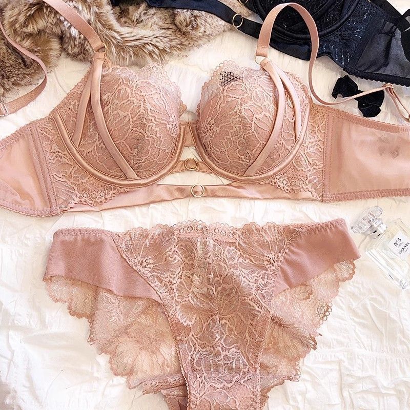 Sexy Hollow Lace Bra Set Large - огляд і ціна Cotton Bra Everyday