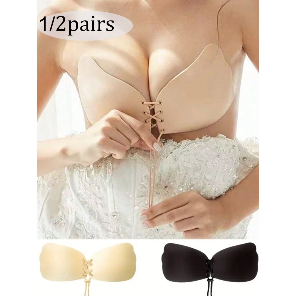 1/2pcs Wing-Shaped Adhesive Br - огляд і ціна Push Up Bra Silicone