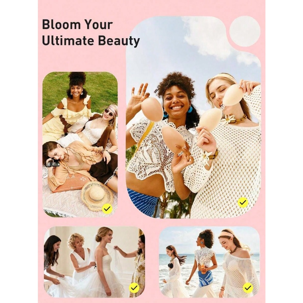 Waterproof Silicone Invisible  - огляд і ціна Push Up Bra Silicone