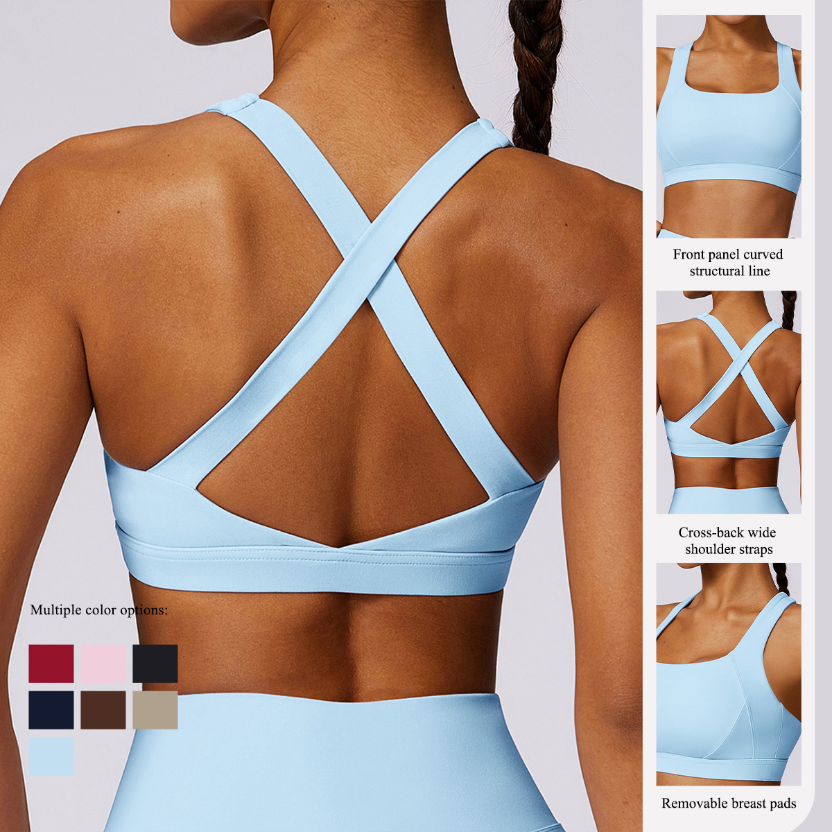 New Summer Women's Shockproof  - огляд і ціна Minimizer Bra Women
