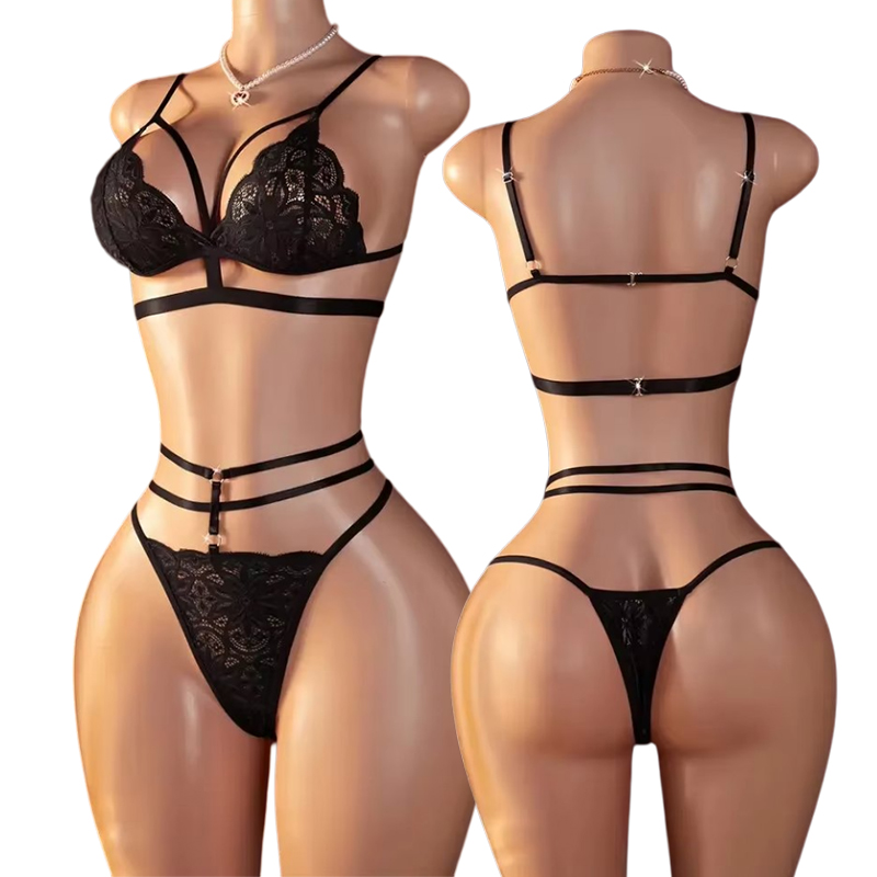 S- XXL Women's Sexy Contrast L - огляд і ціна Sheer Mesh Bra